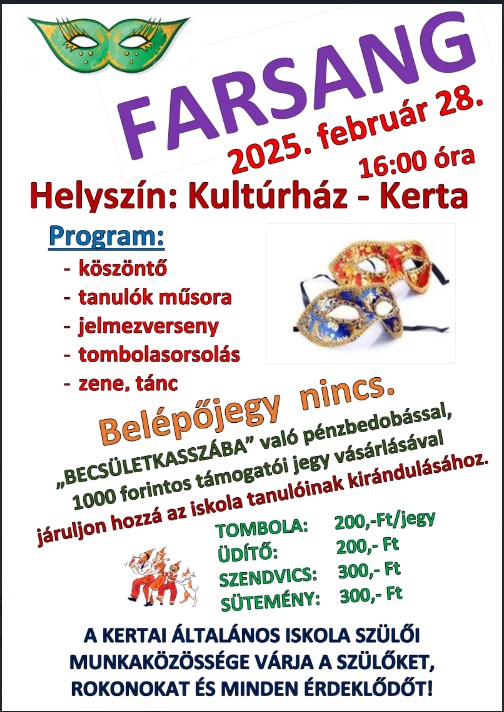farsang plakat